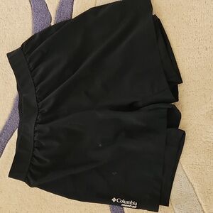 Columbia Jet Black Performance Shorts Mens Size Medium, 5 Inch